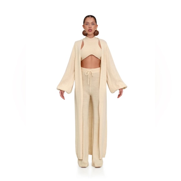 New andrea iyamah ALLY TUSK KNIT PANTS and KNIT TOP set - Picture 4 of 5